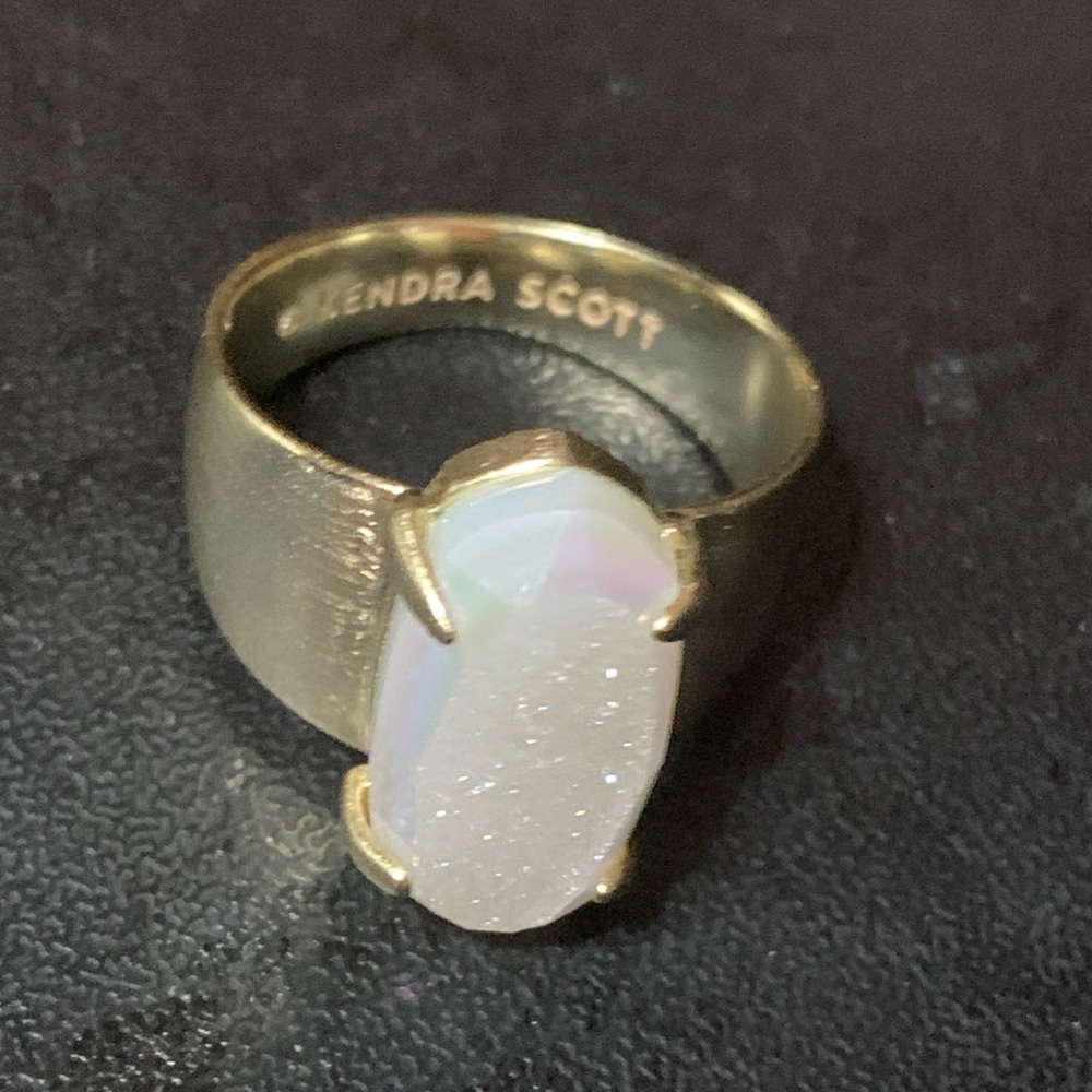 Kendra Scott Gold Drusy Ring